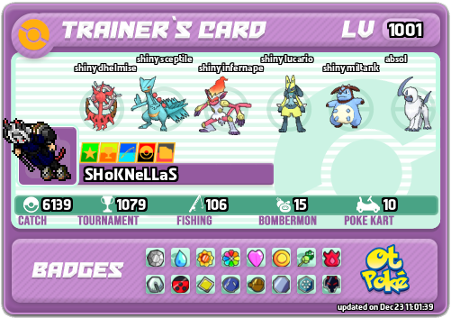 SHoKNeLLaS Card otPokemon.com