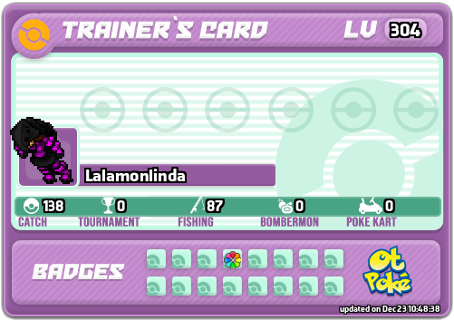 Lalamonlinda Card otPokemon.com