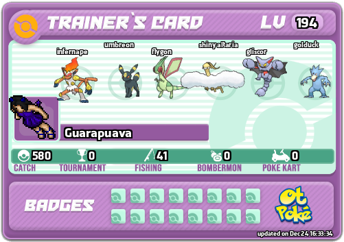 Guarapuava Card otPokemon.com