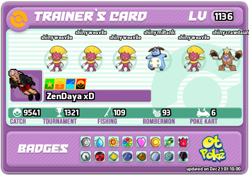 ZenDaya xD Card otPokemon.com