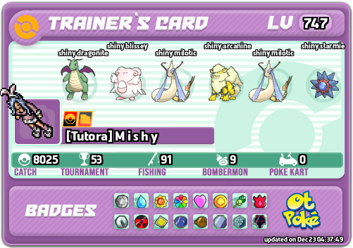 [Tutora] M i s h y Card otPokemon.com