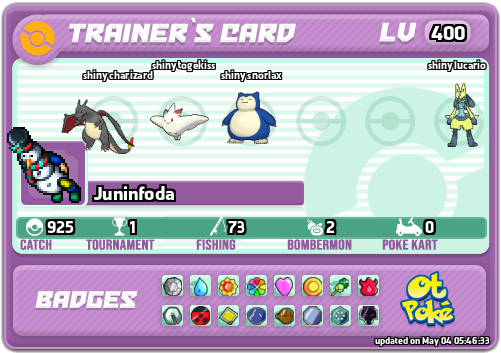 Juninfoda Card otPokemon.com