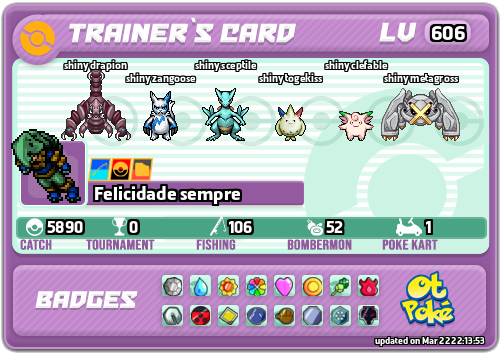 Felicidade sempre Card otPokemon.com