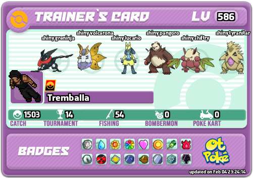 Tremballa Card otPokemon.com