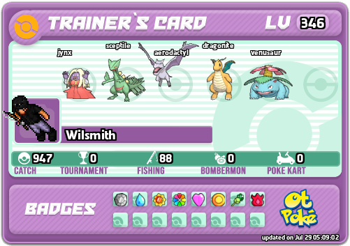 Wilsmith Card otPokemon.com