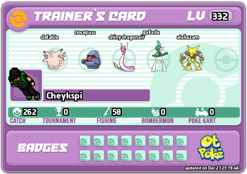 Cheykspi Card otPokemon.com