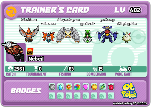 Nebeil Card otPokemon.com