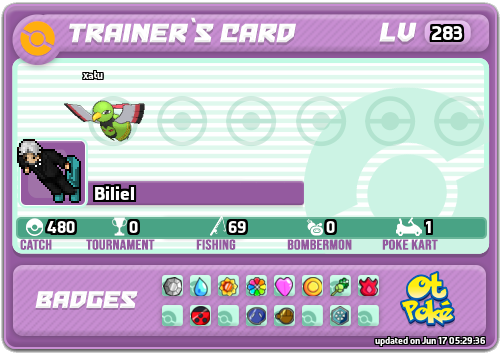 Biliel Card otPokemon.com