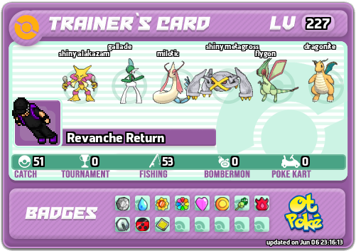 Revanche Return Card otPokemon.com