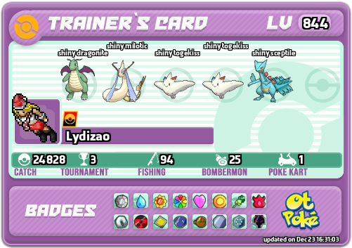 Lydizao Card otPokemon.com