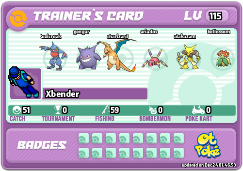 Xbender Card otPokemon.com