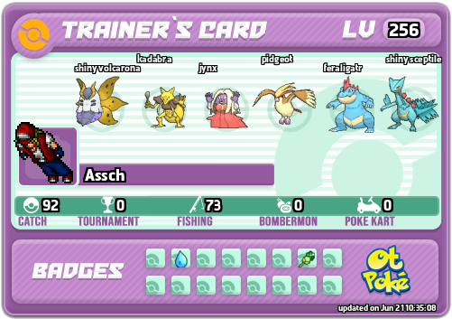 Assch Card otPokemon.com
