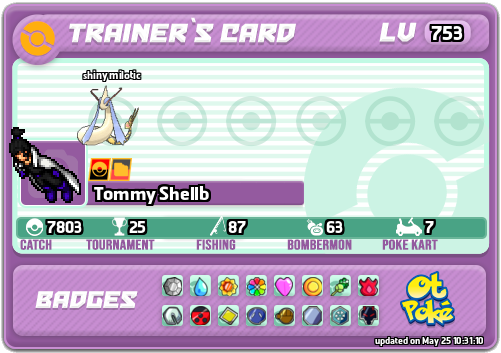 Tommy Shellb Card otPokemon.com