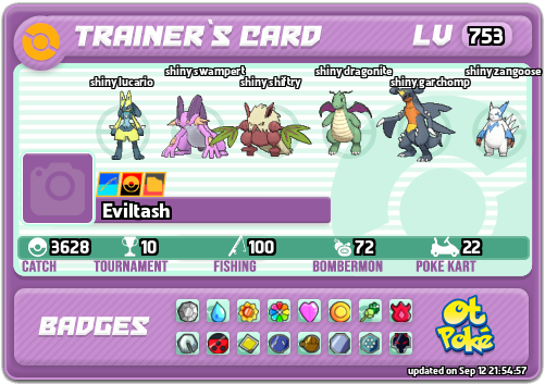 Eviltash Card otPokemon.com