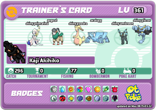 Kaji Akihiko Card otPokemon.com