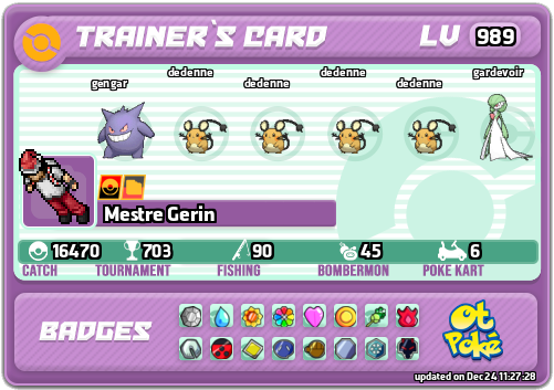 Mestre Gerin Card otPokemon.com