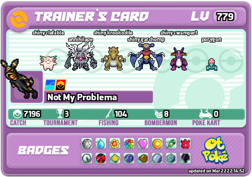 Not My Problema Card otPokemon.com
