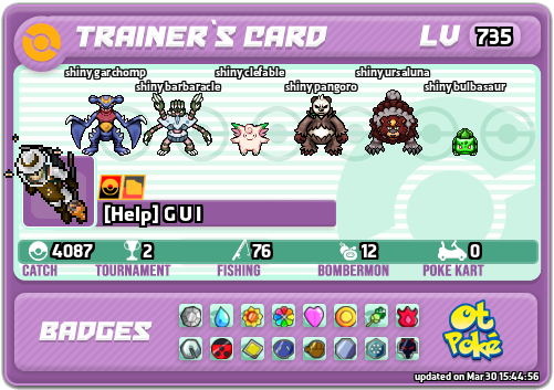 [Help] G U I Card otPokemon.com