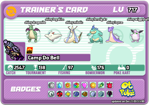 Camp Do Bell Card otPokemon.com