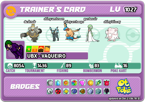 UBX - VAQUEIRO Card otPokemon.com