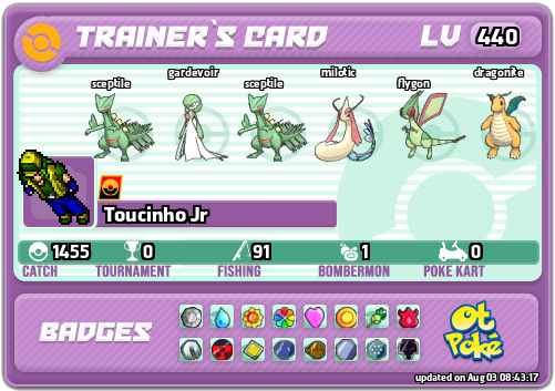 Toucinho Jr Card otPokemon.com