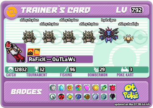 RaFicK -- OuTLaWs Card otPokemon.com