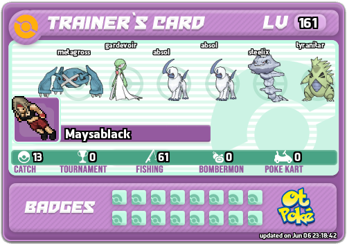 Maysablack Card otPokemon.com