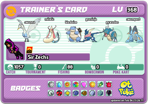 Sir Zechs Card otPokemon.com