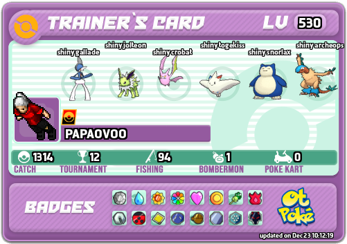 PAPAOVOO Card otPokemon.com