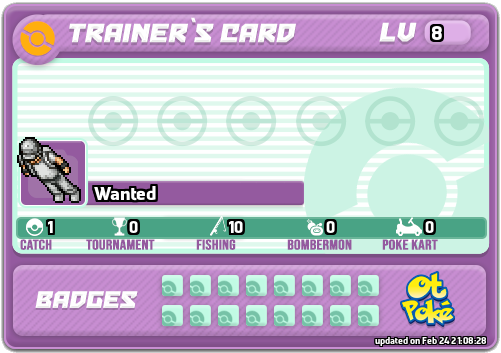 Wanted Card otPokemon.com