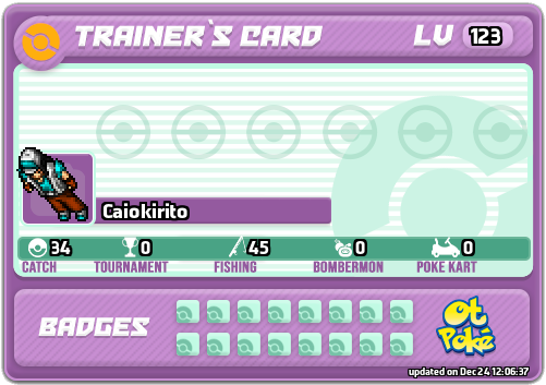 Caiokirito Card otPokemon.com