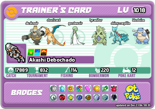 Akashi Debochado Card otPokemon.com