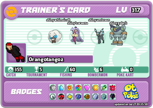 Orangotangoz Card otPokemon.com