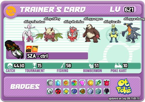 SZA - ctrl Card otPokemon.com