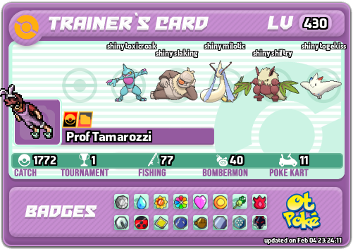 Prof Tamarozzi Card otPokemon.com