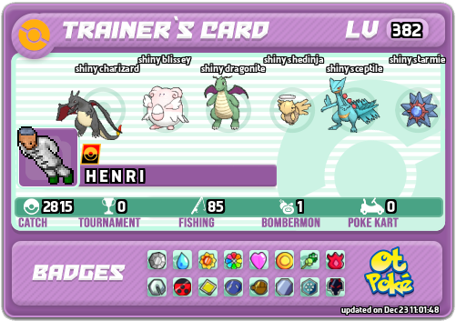 H E N R I Card otPokemon.com