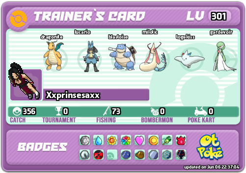 Xxprinsesaxx Card otPokemon.com