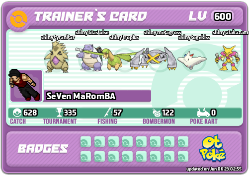 SeVen MaRomBA Card otPokemon.com