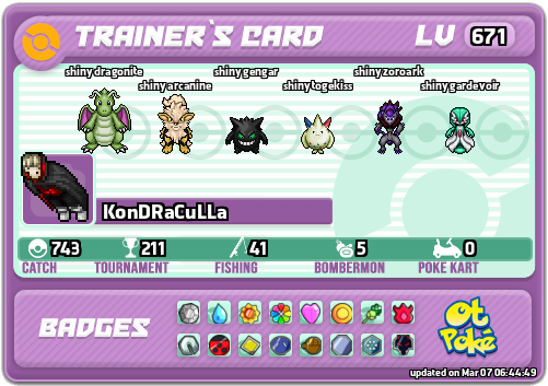 KonDRaCuLLa Card otPokemon.com