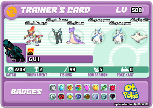 G U I Card otPokemon.com