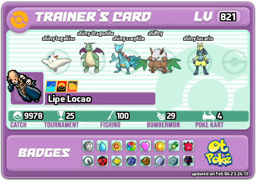 Lipe Locao Card otPokemon.com