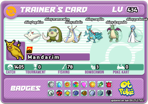 M a n d a r i m Card otPokemon.com