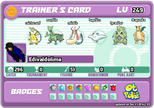 Edivaldolima Card otPokemon.com