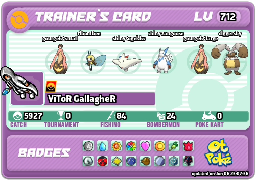 ViToR GallagheR Card otPokemon.com