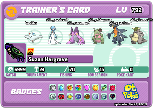 Suzan Hargrave Card otPokemon.com