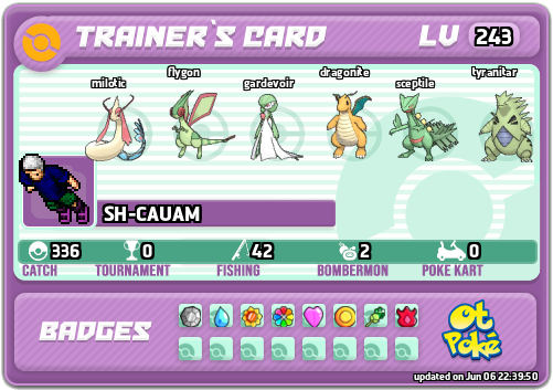 SH-CAUAM Card otPokemon.com