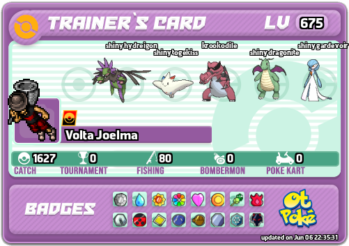 Volta Joelma Card otPokemon.com