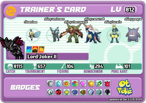 Lord Joker II Card otPokemon.com