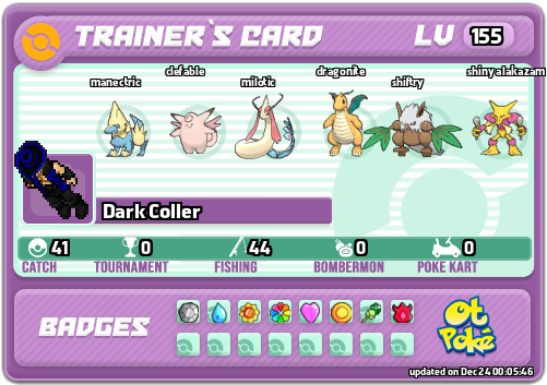 Dark Coller Card otPokemon.com