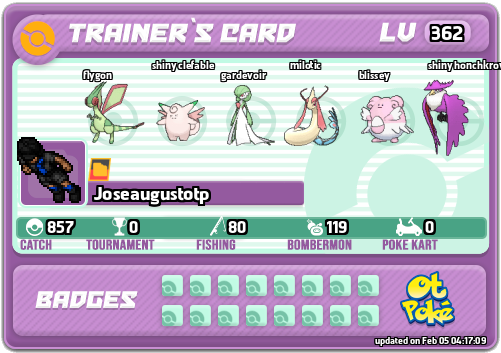 Joseaugustotp Card otPokemon.com